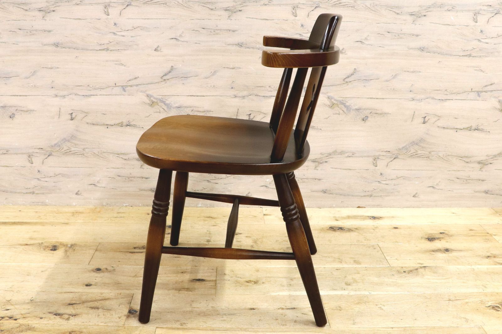 GMIS474○飛騨産業 / HIDA キツツキ アームレスチェア ダイニング