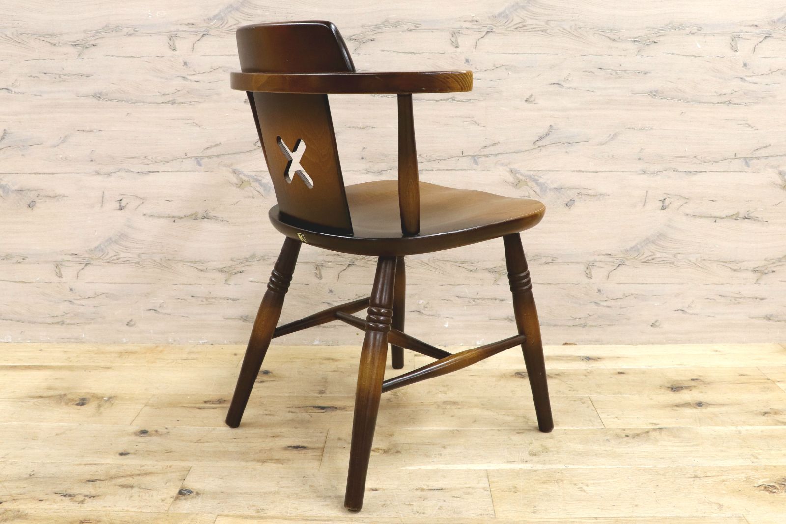 GMIS474○飛騨産業 / HIDA キツツキ アームレスチェア ダイニング