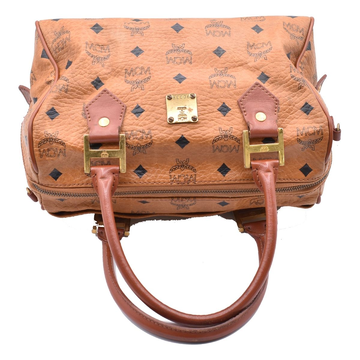 【超メルカリ市開催中！】MCM　エムシーエム　ハンドバッグ MCM エムシーエム ハンドバッグ レザー - メルカリ