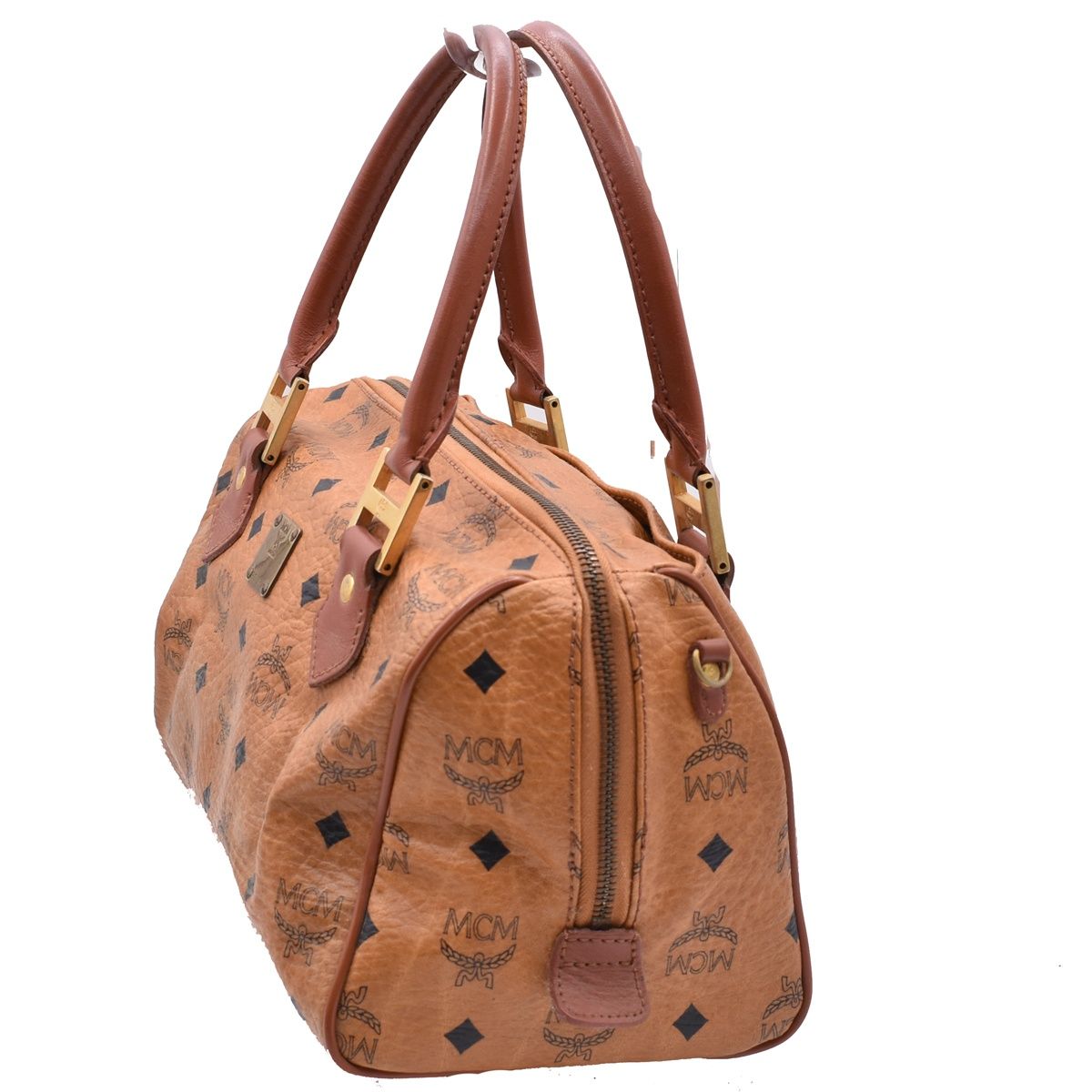 【超メルカリ市開催中！】MCM　エムシーエム　ハンドバッグ MCM エムシーエム ハンドバッグ レザー - メルカリ