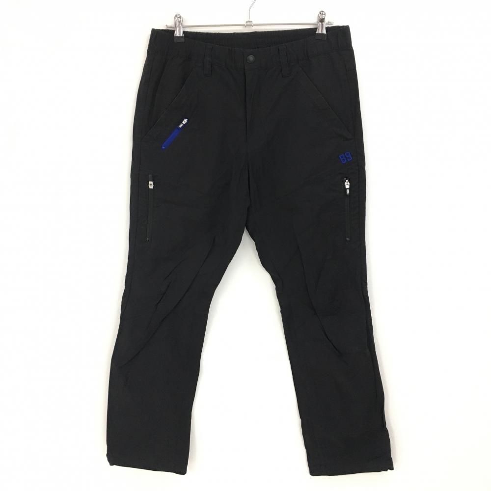 パーリーゲイツ パンツ 黒 裾ドローコード メンズ 6(XL) ゴルフウェア