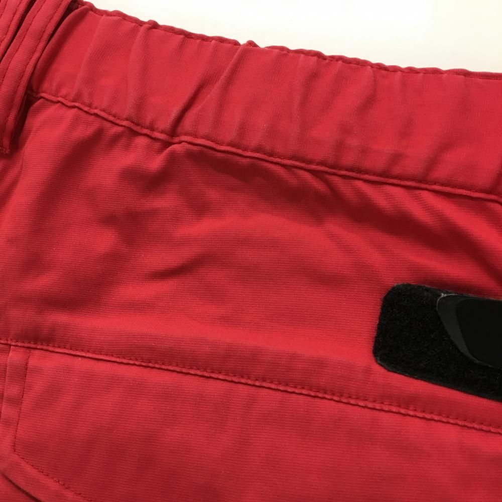 パーリーゲイツ パンツ レッド 複数ポケット サイドロゴ メンズ 6(XL