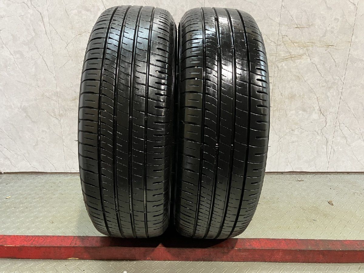 【走行短め】DUNLOP ENASAVE EC204 215/65R16 16インチ 夏タイヤ 2本 24年製 アルファード ヴェルファイア エルグランド等　(KTD594) クレジットカード QRコード決済可能 走行短め】DUNLOP ENASAVE EC204 215/65R16 16インチ 夏タイヤ 2本 24