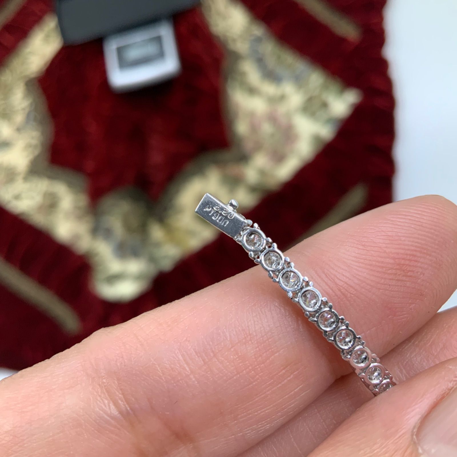Pt900 テニスブレスレット 3.3ct 約18cm 8.8g - メルカリ