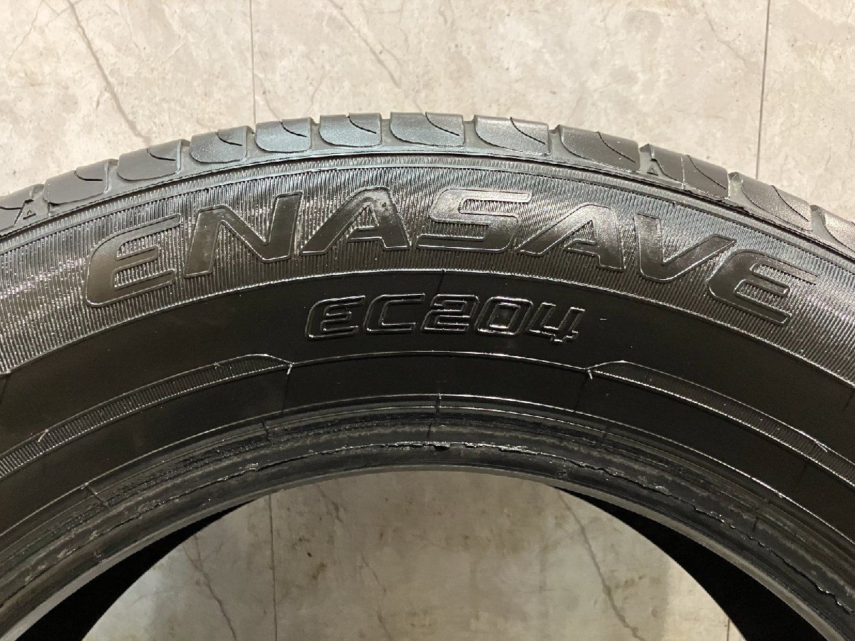 走行短め】DUNLOP ENASAVE EC204 215/65R16 16インチ 夏タイヤ 1本 24
