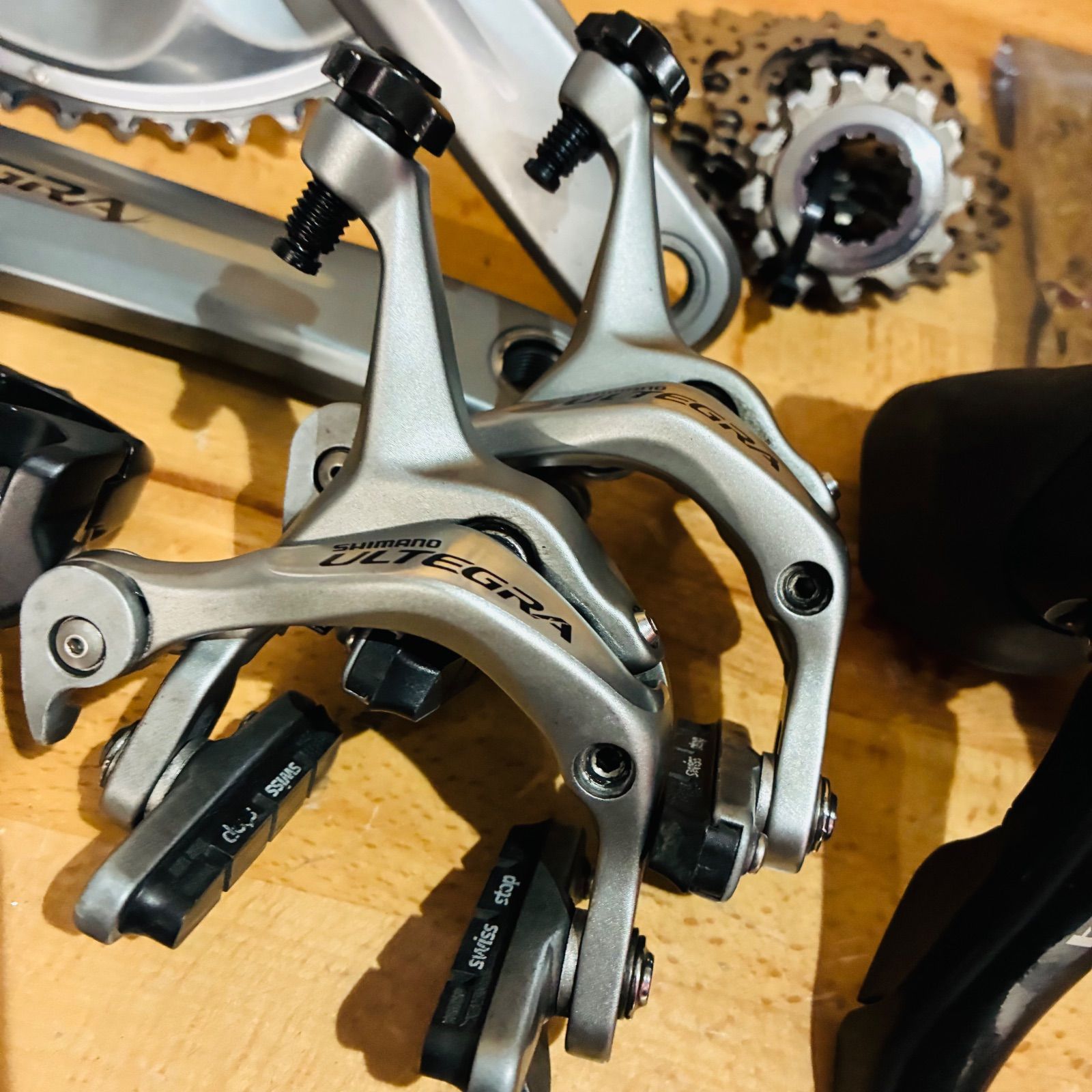 良品】 シマノ アルテグラ 6700 2×10s グループセット 50-34T 165mm 11