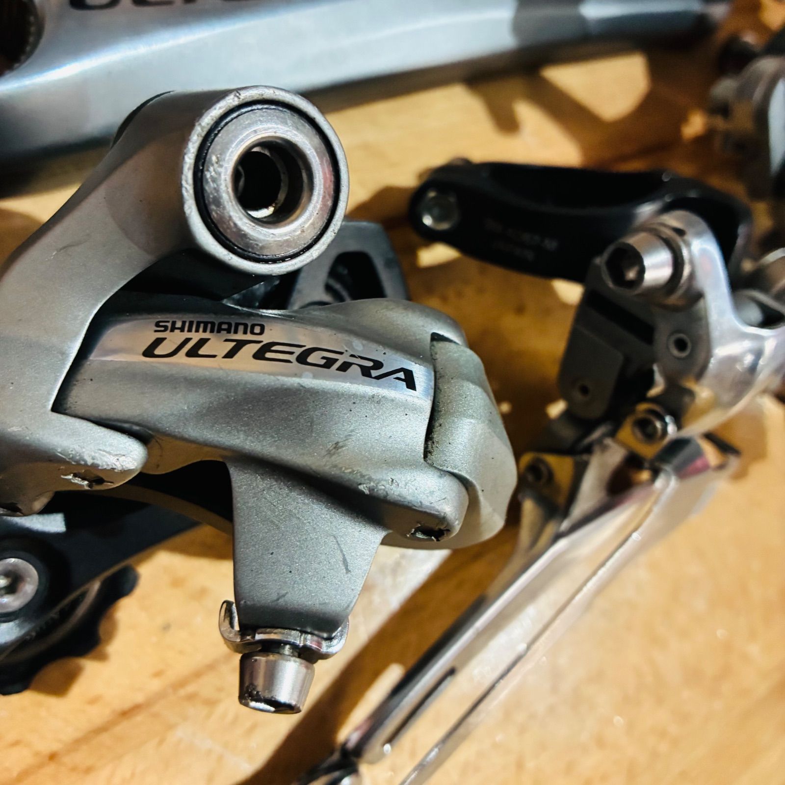 良品】 シマノ アルテグラ 6700 2×10s グループセット 50-34T 165mm 11