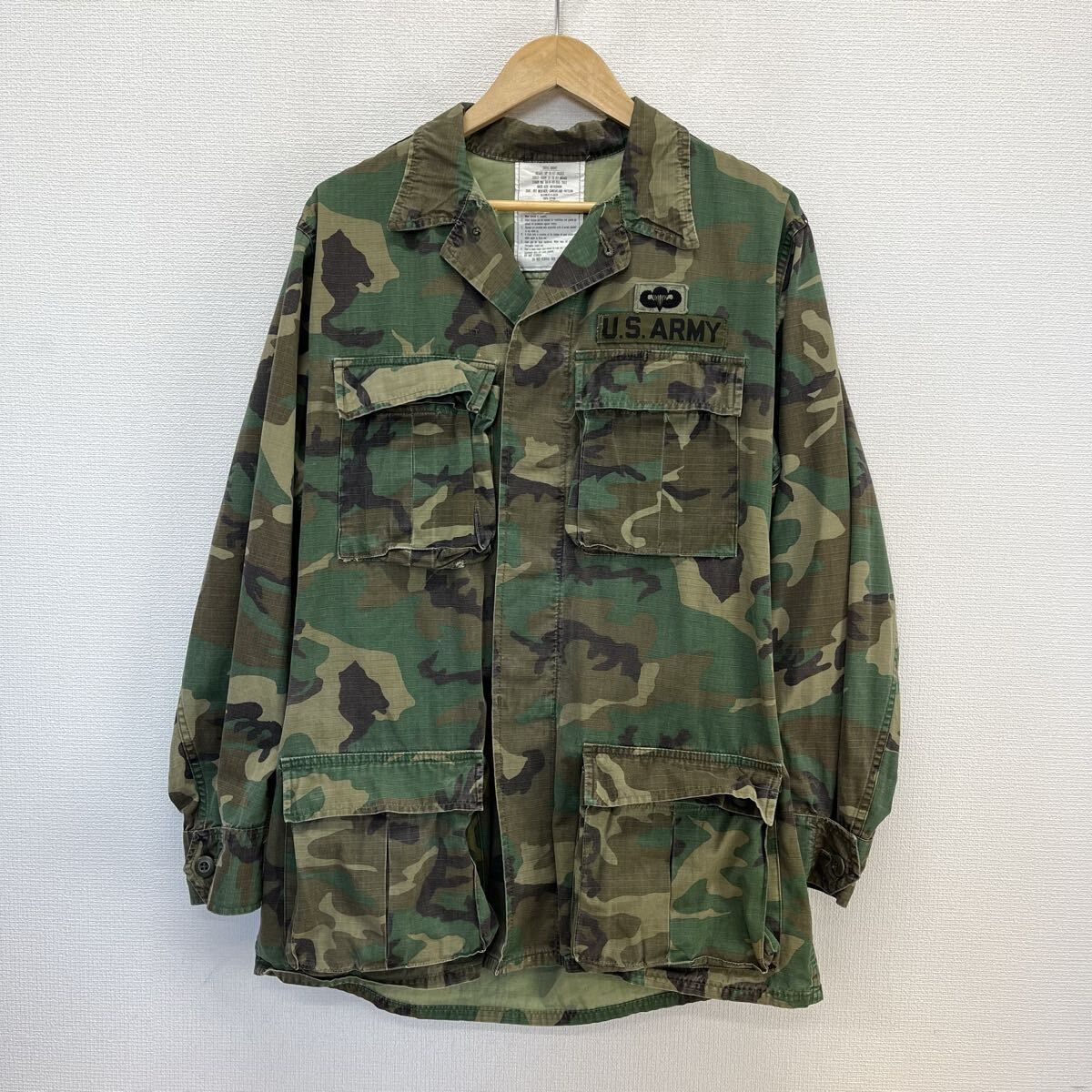 U.S.ARMY 8415-00-945-7652 80s USMC BDUジャケット リーフカモ 迷彩