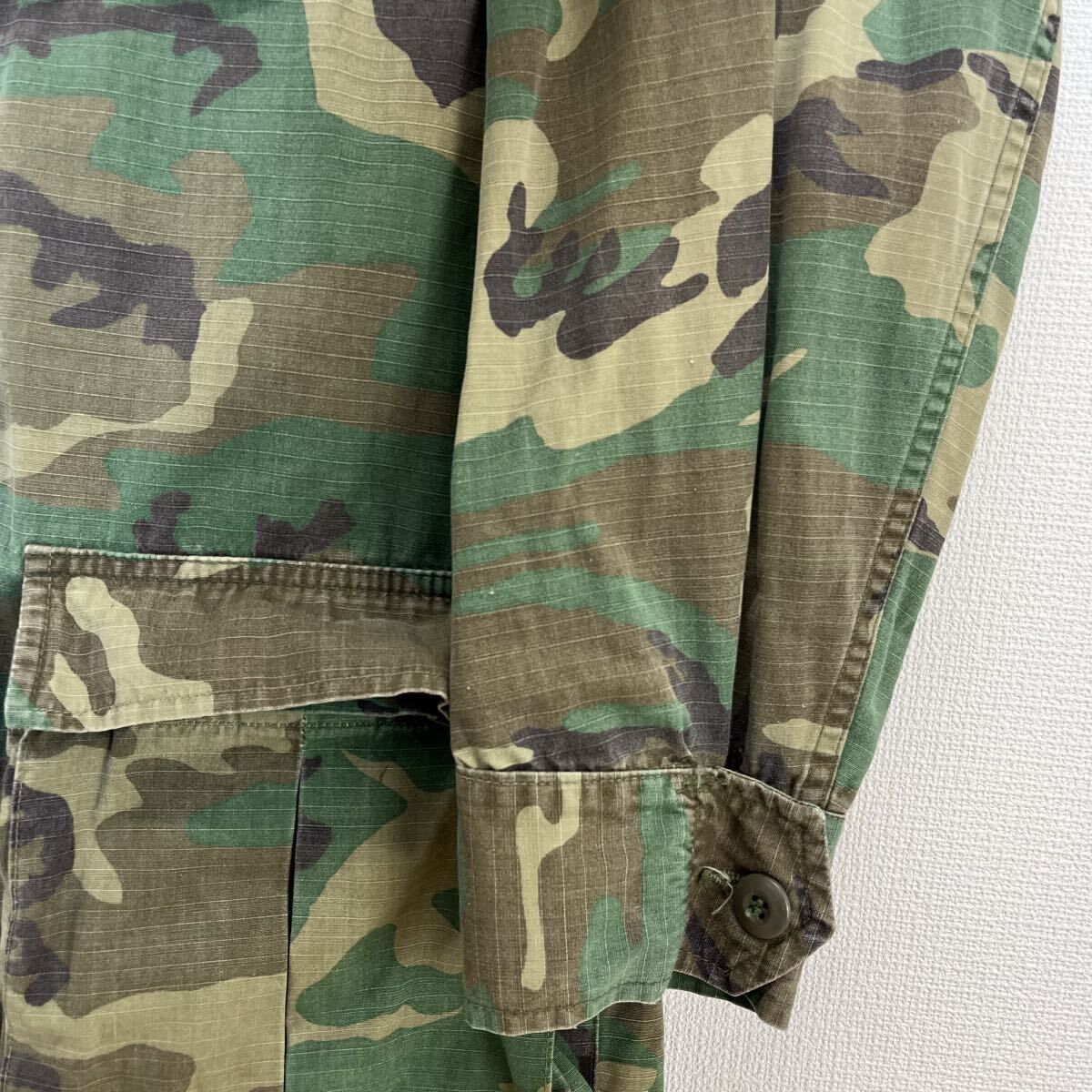 U.S.ARMY 8415-00-945-7652 80s USMC BDUジャケット リーフカモ 迷彩 