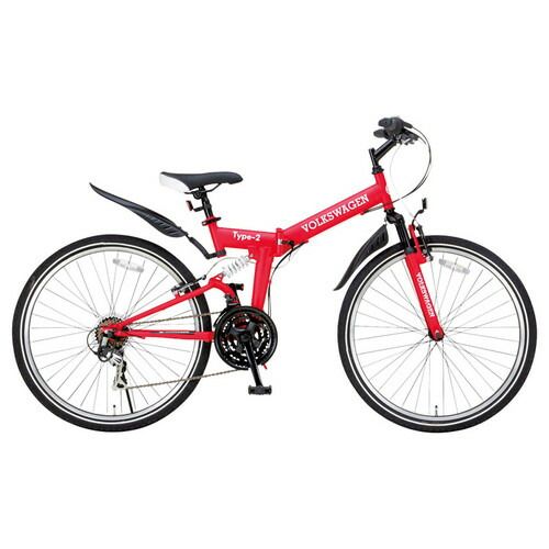 【お取り寄せギフト26R】フォルクスワーゲン MTB-2618 26折畳自転車 30999