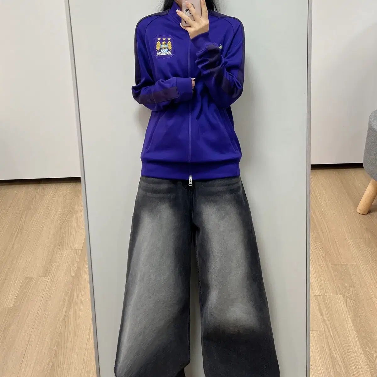 ナイキ 15-16 マンチェスター・シティ N98 ツーウェイ パープル