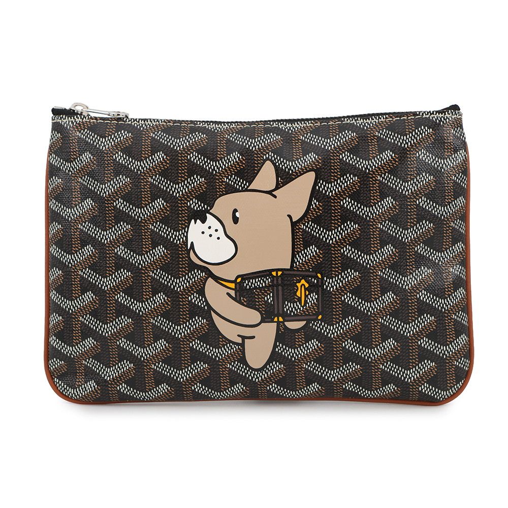 ゴヤール ポーチ マーカージュアート セナPM PVC レザー