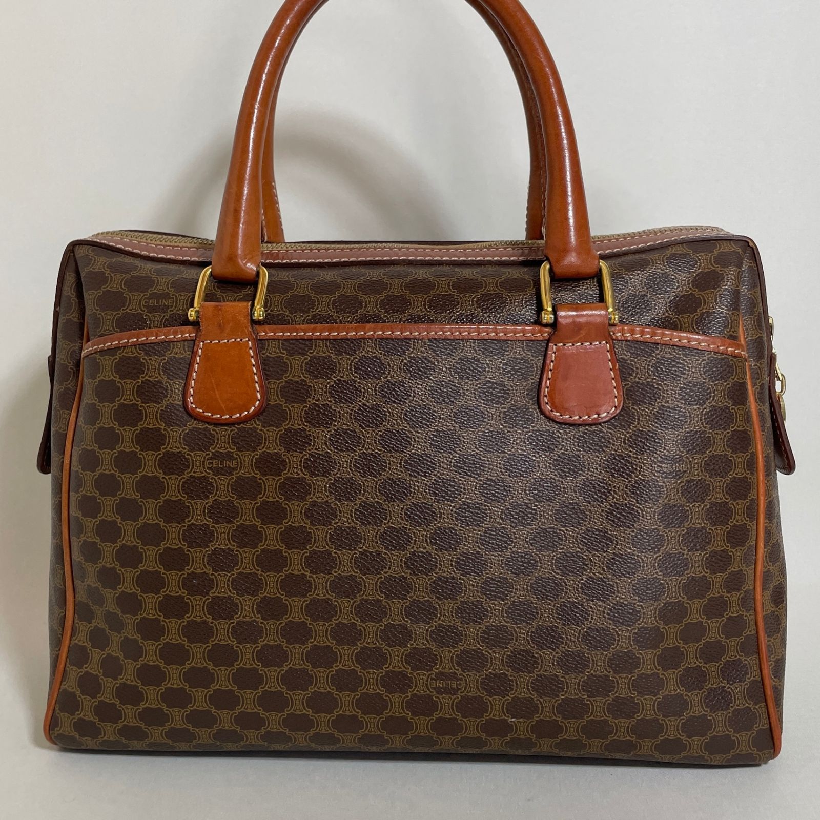 2512-284｜セリーヌ ハンドバッグ マカダム柄 トリオンフ - メルカリ