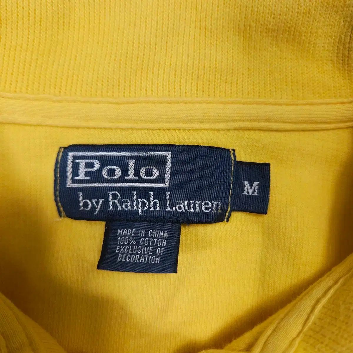 ポロラルフローレン ライトイエロー ハーフジップ スウェット M - メルカリ