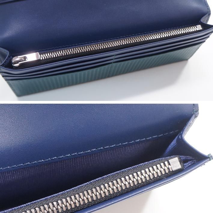 箱なし ランバンオンブルー LANVIN en Bleu 牛革 長財布 ディジョン