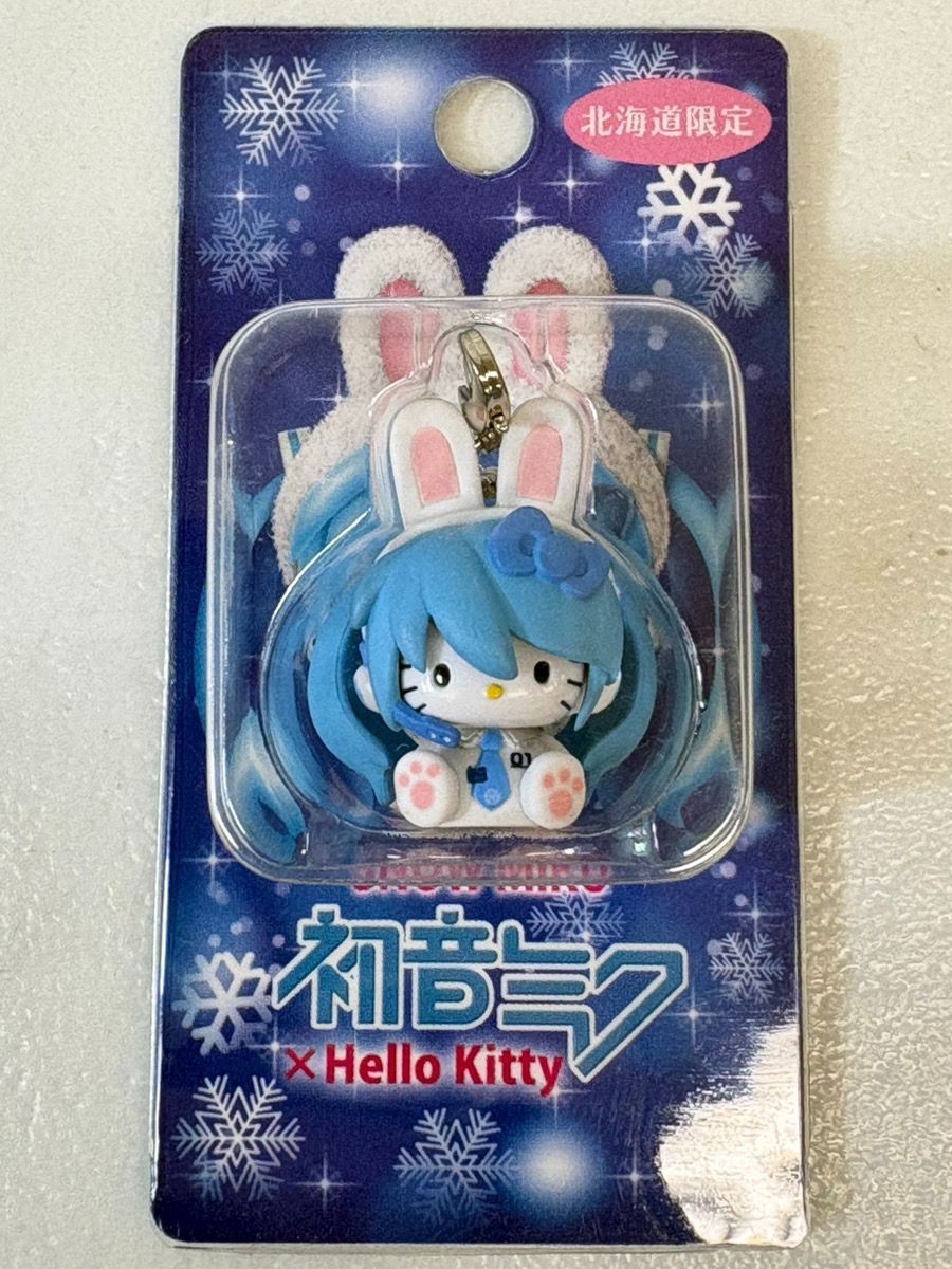 12907-014☆キーホルダー・マスコット/キャラクター/雪ウサギミクx