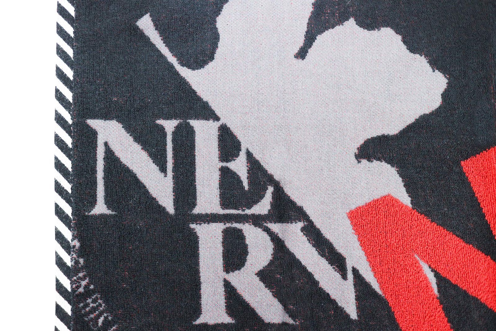 人気商品】丸眞 フェイスタオル エヴァンゲリオン ネルフロゴレッド 綿