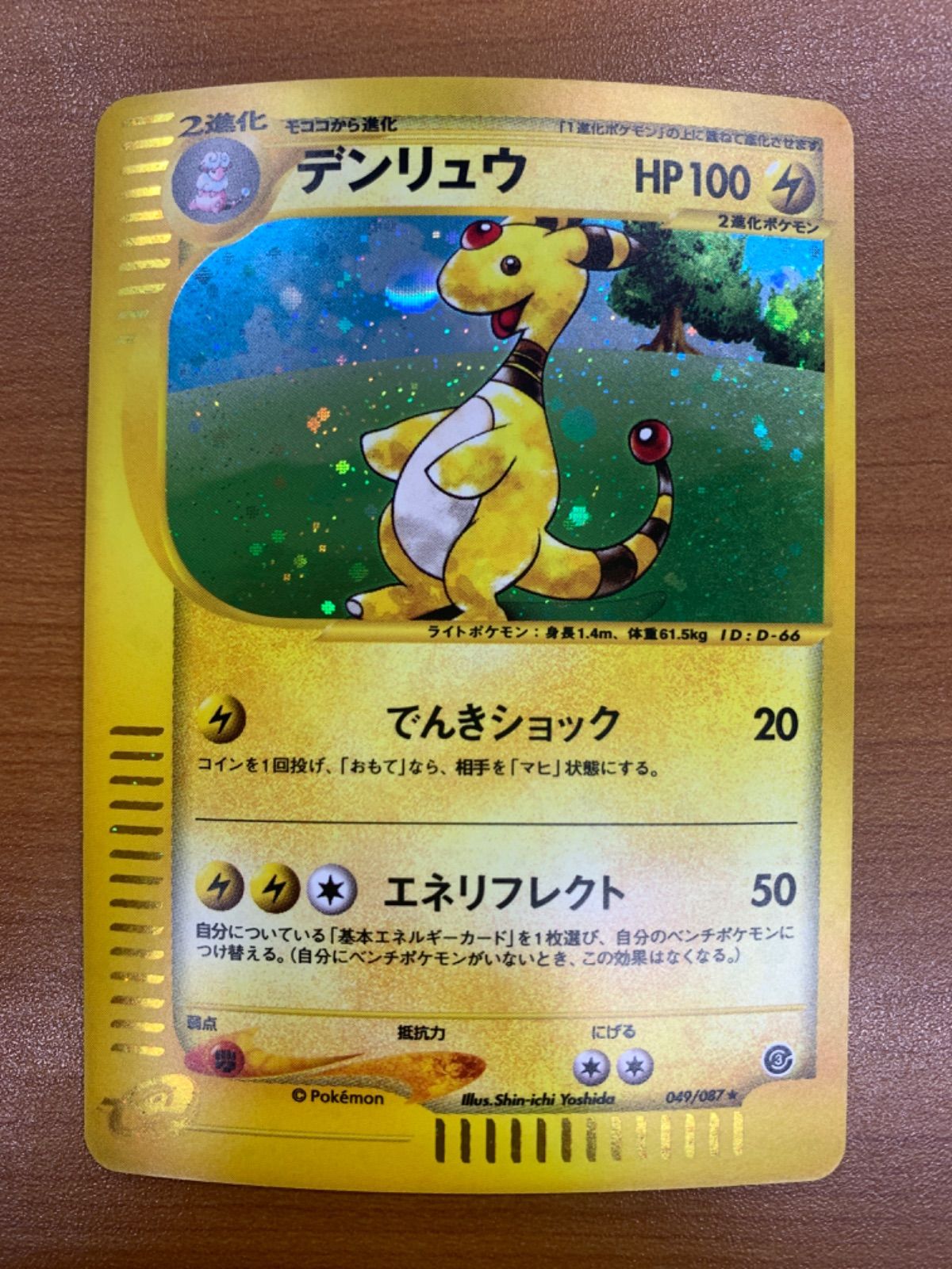 状態A デンリュウ カードe 049|087 ホロ キラ ポケカ ポケモンカード ポケモン