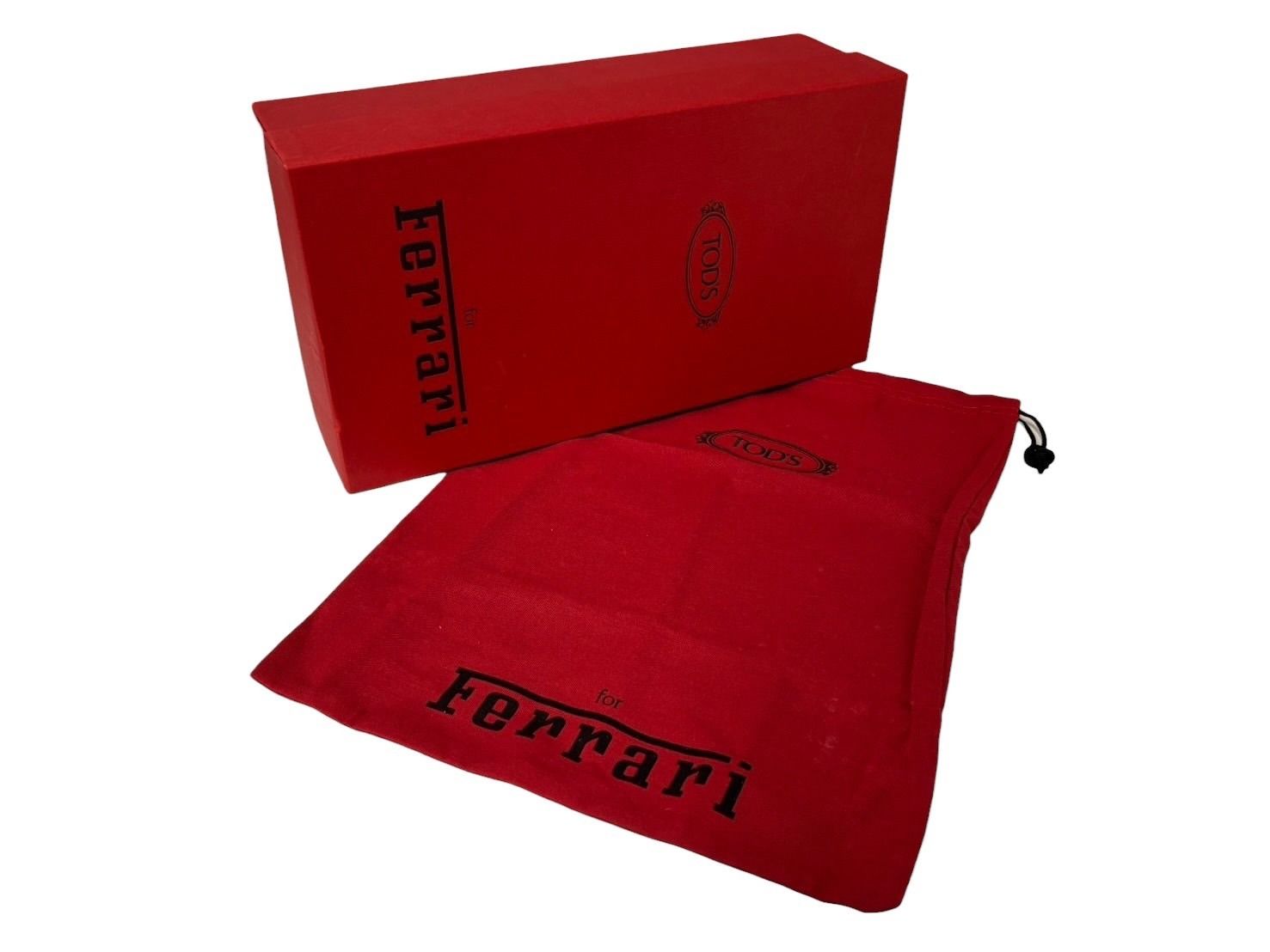 極美品 TOD'S × FERRARI トッズ × フェラーリ ゴンミーニ