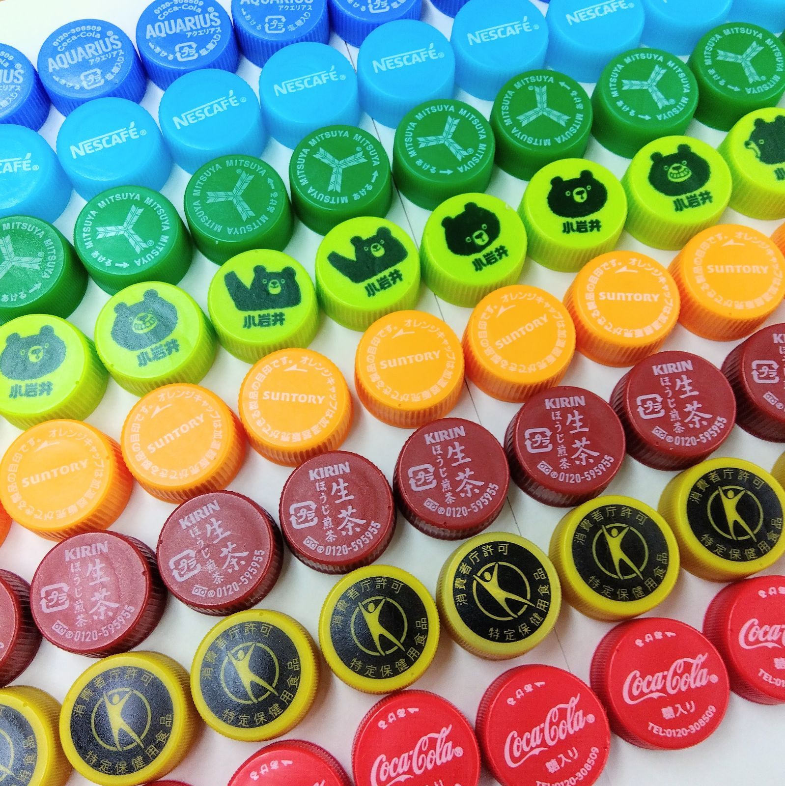 送料無料】ペットボトルキャップ カラフル 80個 セット⑨ - メルカリ