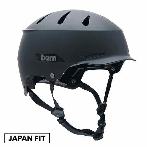 【最速発送】bern バーン Hendrix Matte Black 【ヘルメット】【自転車】【街乗り】【ユニセックス】【ジャパンフィット】