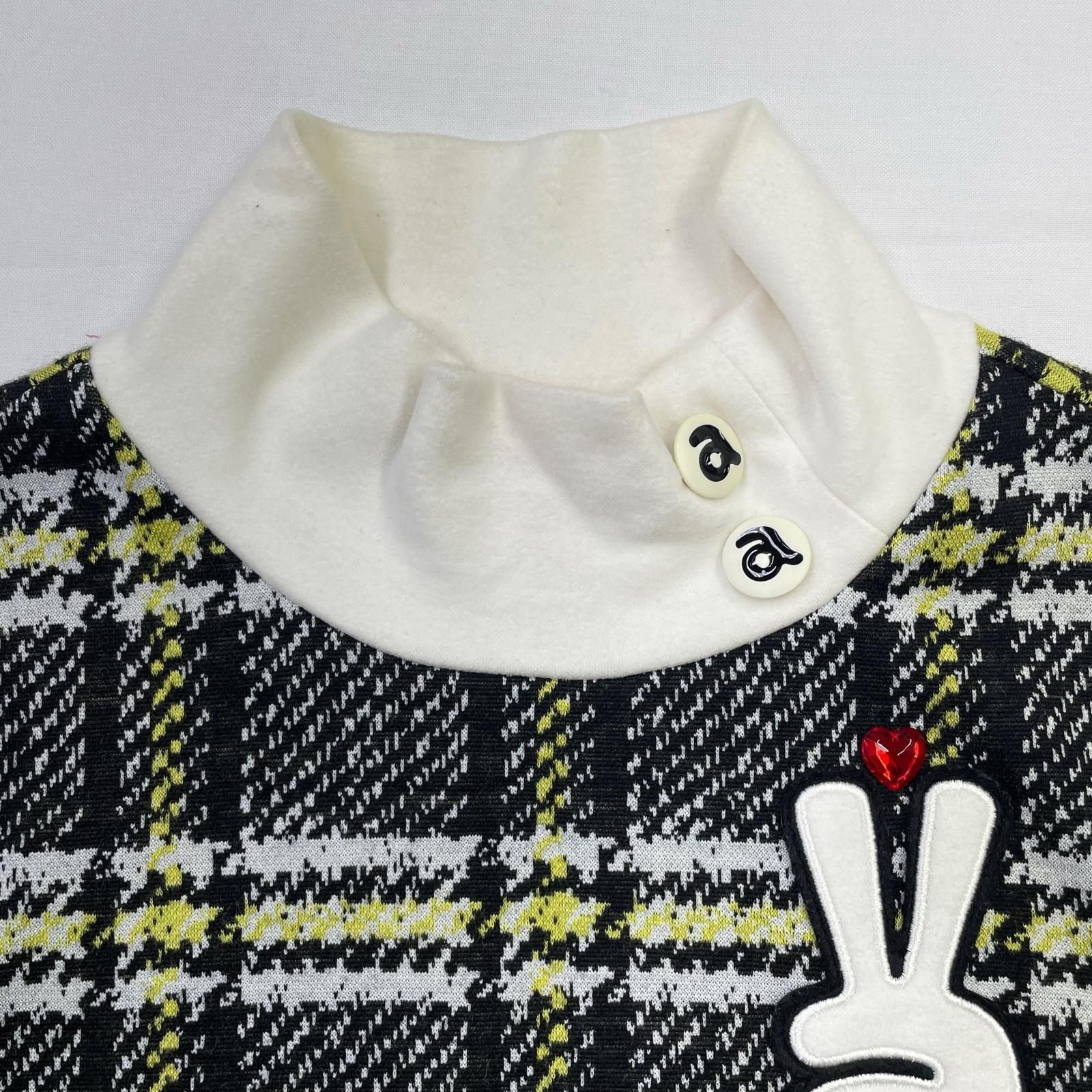 中古 レディース アルチビオ archivio ベスト 38(M) 黒×黄 ニット