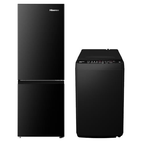 新生活家電セット ハイセンス 冷蔵庫 175 L 黒 - 洗濯機 5.5 kg 一人暮らし 家電セット 2点セット 新生活応援 e 52 b 5443