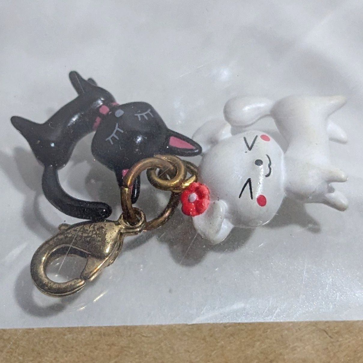 Cookie 2005年 NANA 携帯クリーナー&ファスナーマスコットセット 未開封品】NANA ナナ猫 ハチ犬 ファスナーマスコット 2005年 Cookie 11