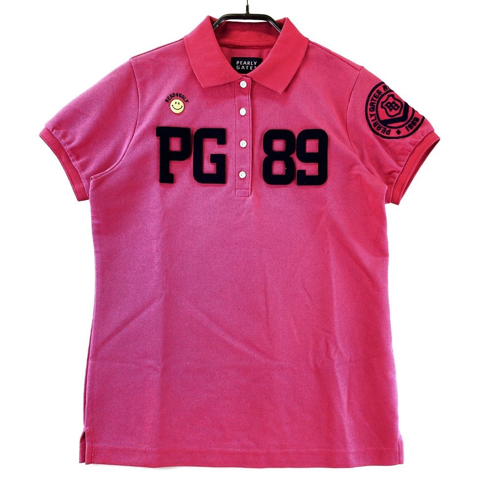 サイズ：1 PEARLY GATES パーリーゲイツ 半袖ポロシャツ ニコちゃん