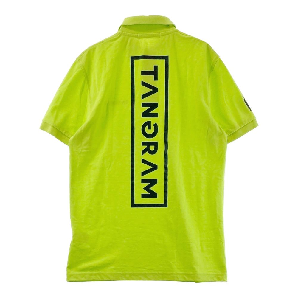 サイズ：M TANGRAM タングラム 半袖ポロシャツ グリーン系