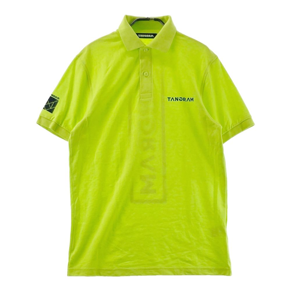 サイズ：M TANGRAM タングラム 半袖ポロシャツ グリーン系