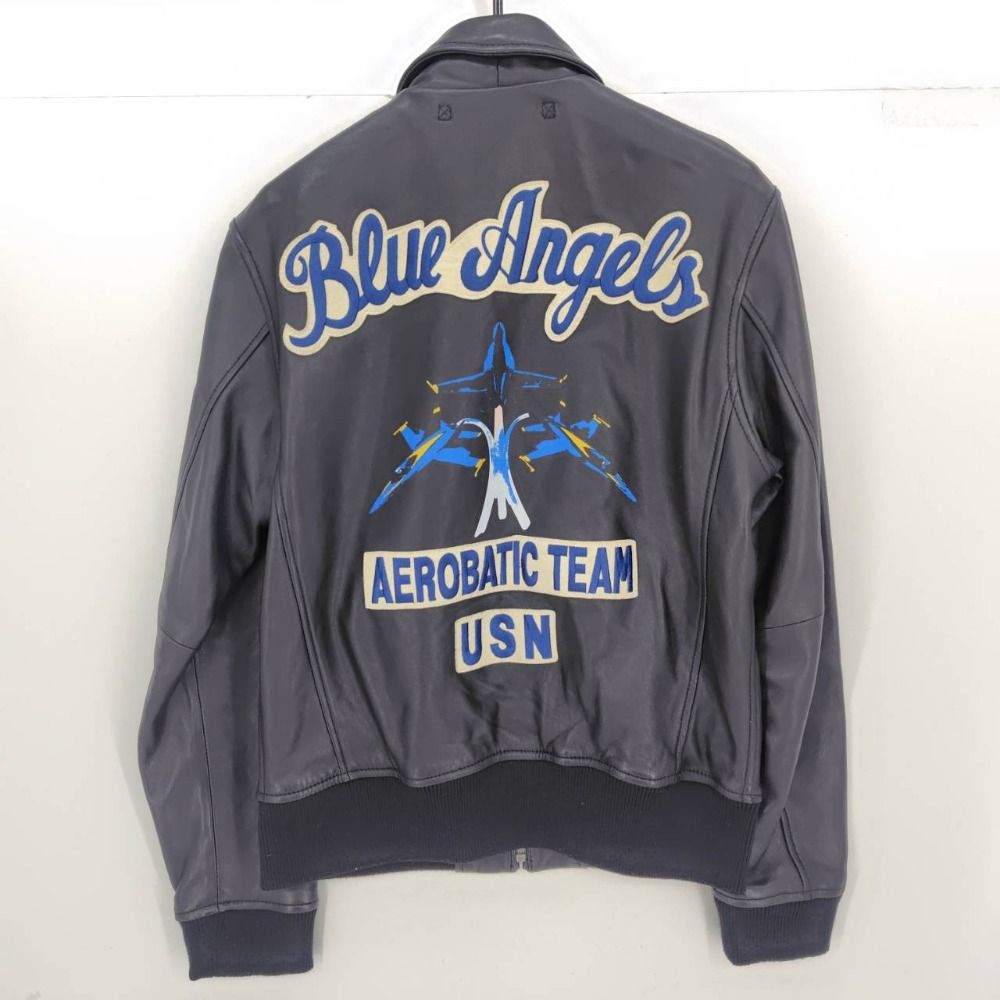 05w18496 アヴィレックス AVIREX レザージャケット ブルーエンジェル