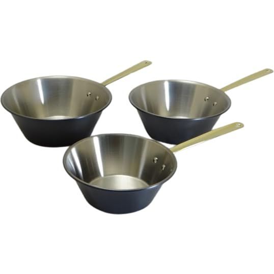 人気商品】プレイクッキング 純銅 黒銅仕上げシェラパン 大 新光金属