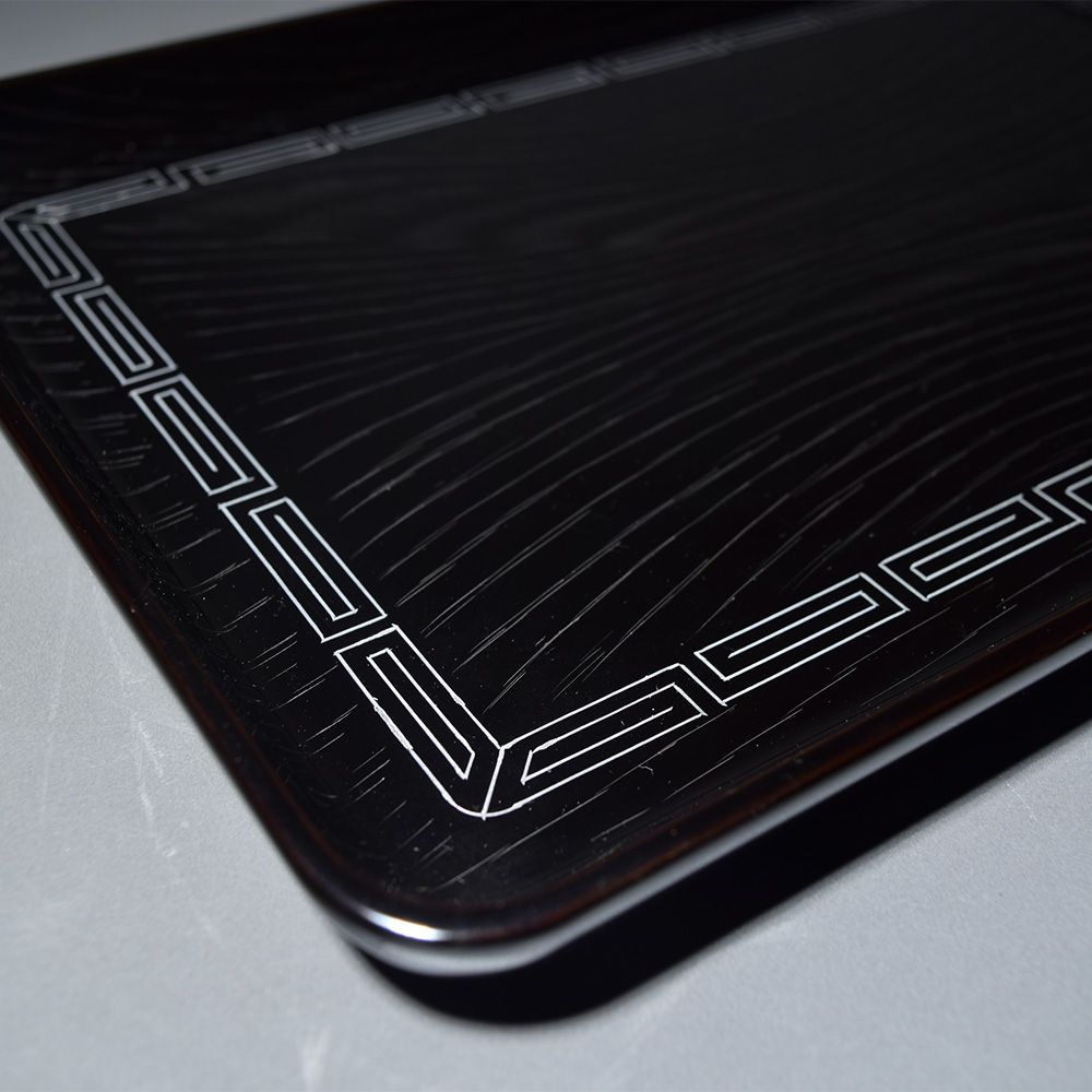 特選 輪島塗 御盆 盆 壱組 一組 大小セット 漆器 塗りもの 共箱 木箱