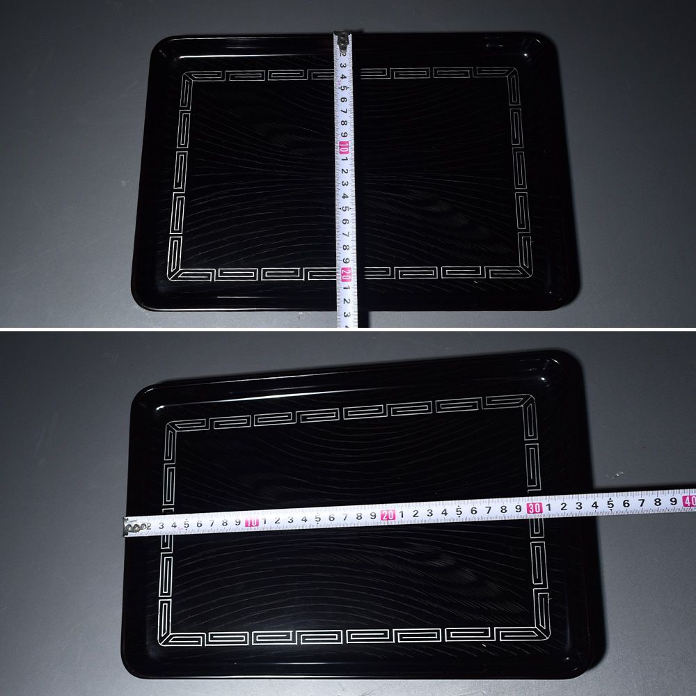 特選 輪島塗 御盆 盆 壱組 一組 大小セット 漆器 塗りもの 共箱 木箱