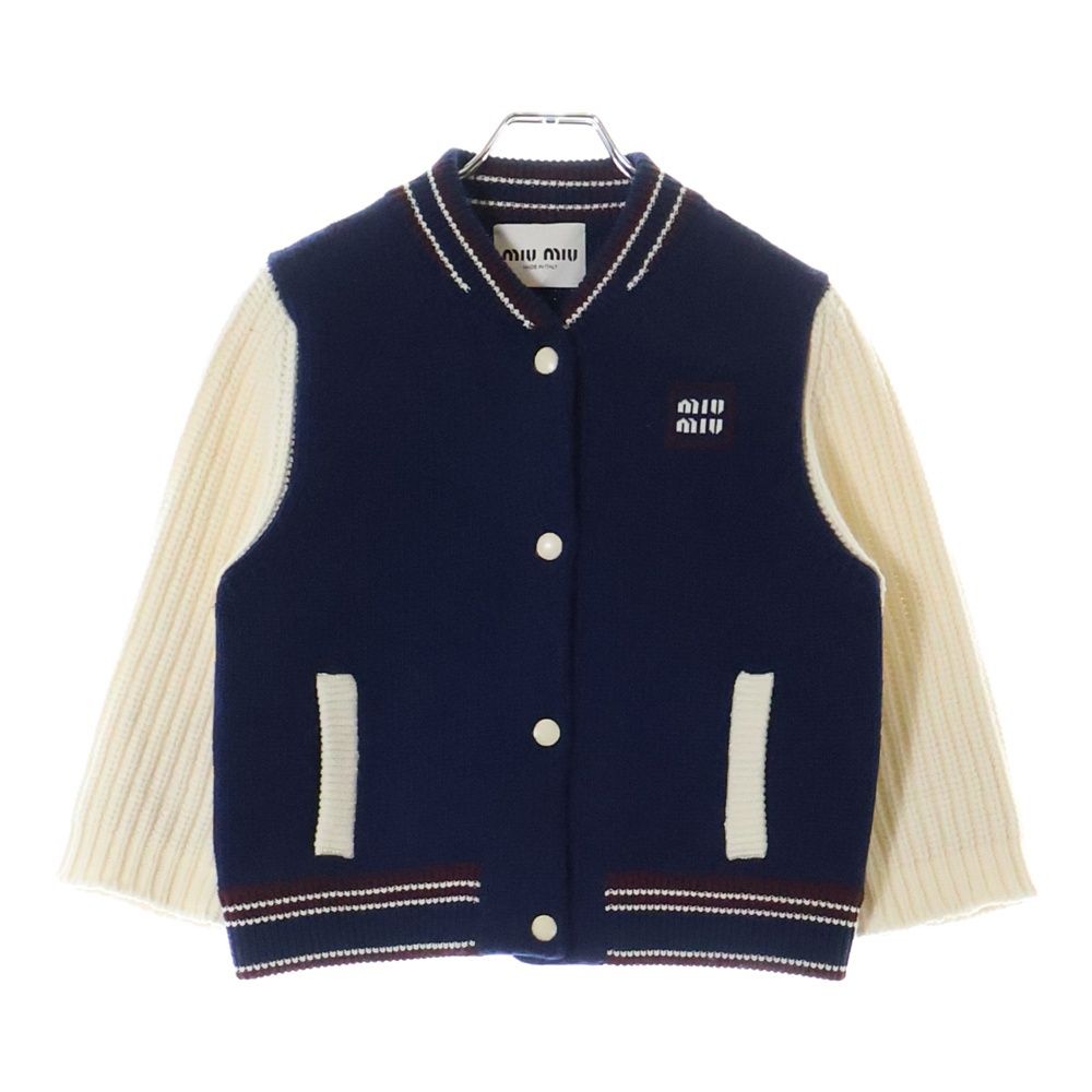 miumiu (ミュウミュウ) ウールカシミヤナイロン混紡 クロップド