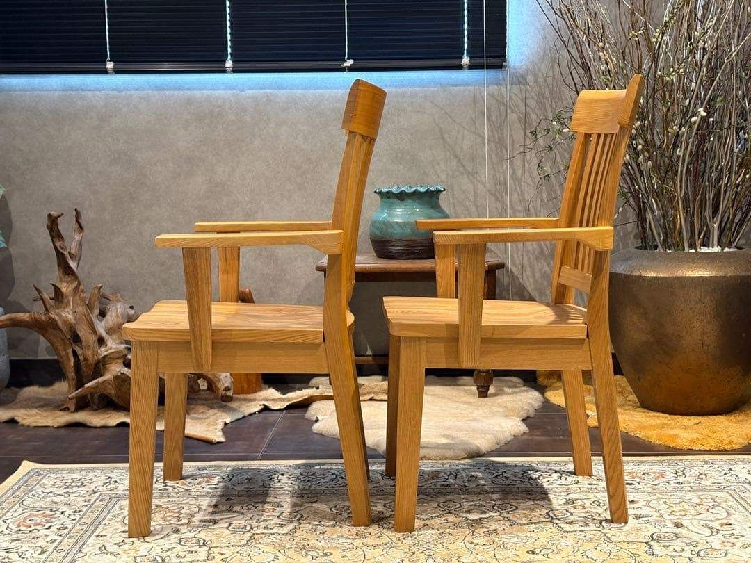 ②ダイニングチェア　アームチェア　アンティーク　ヴィンテージ　ビンテージ　IR ②ダイニングチェア アームチェア アンティーク ヴィンテージ