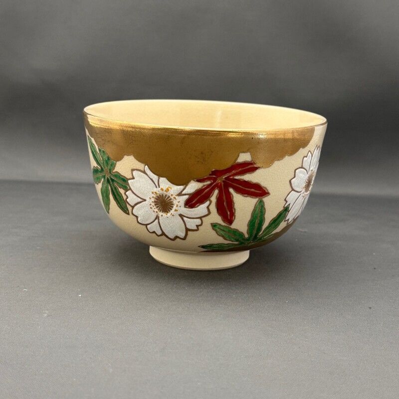 瀬戸焼手描き春秋抹茶碗 - メルカリ