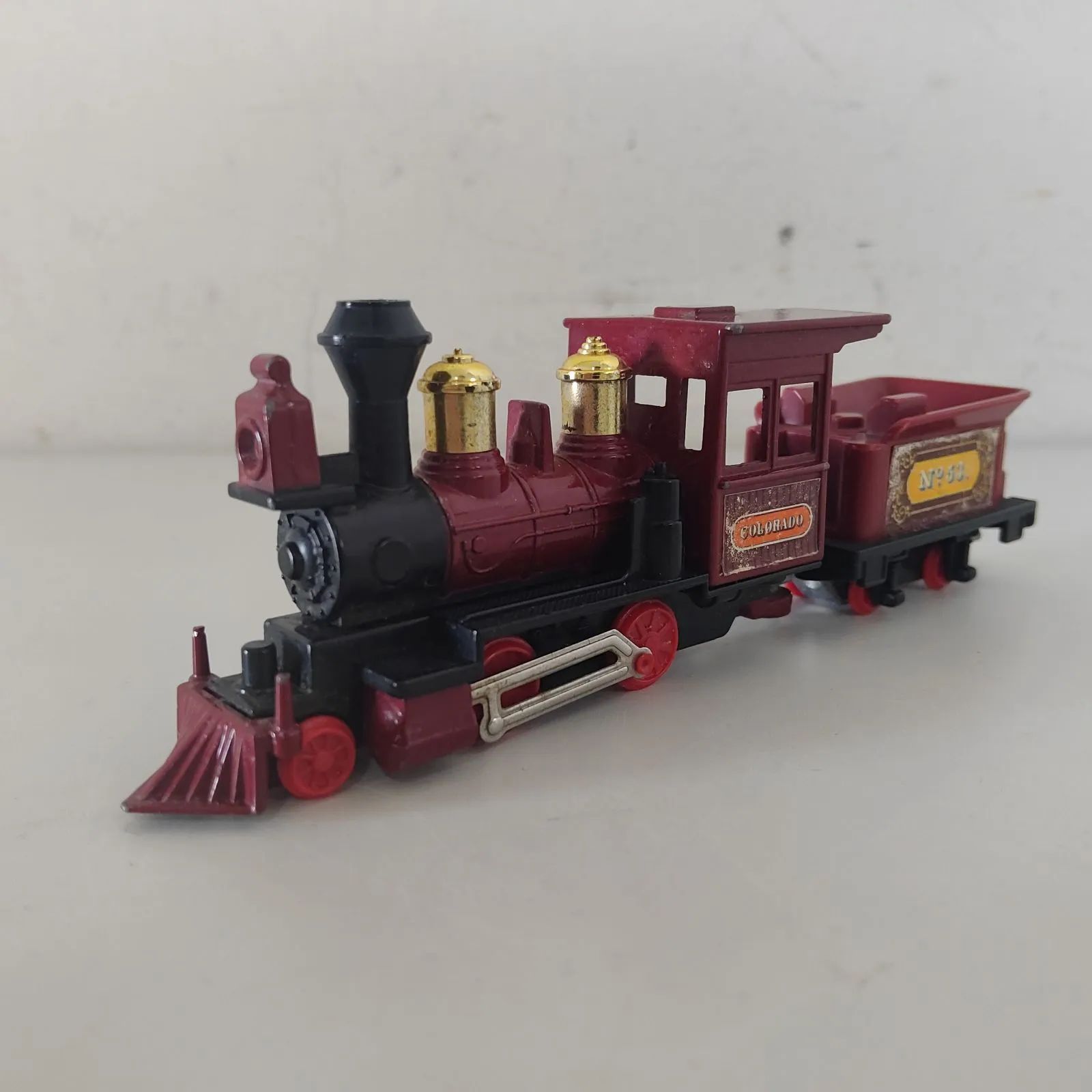 〇TOMY ミニカー 東京ディズニーランド ウエスタンリバー鉄道 紫