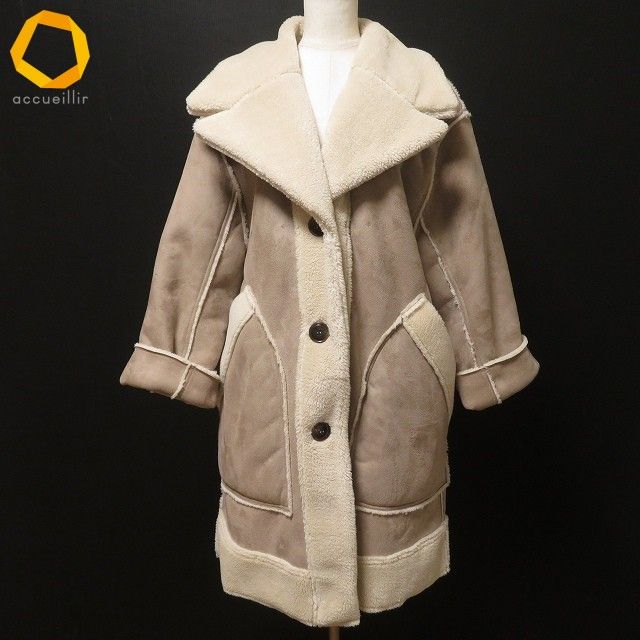 wnc アズノウアズ アノネネ AS KNOW AS a.no.ne.ne コート F 茶 