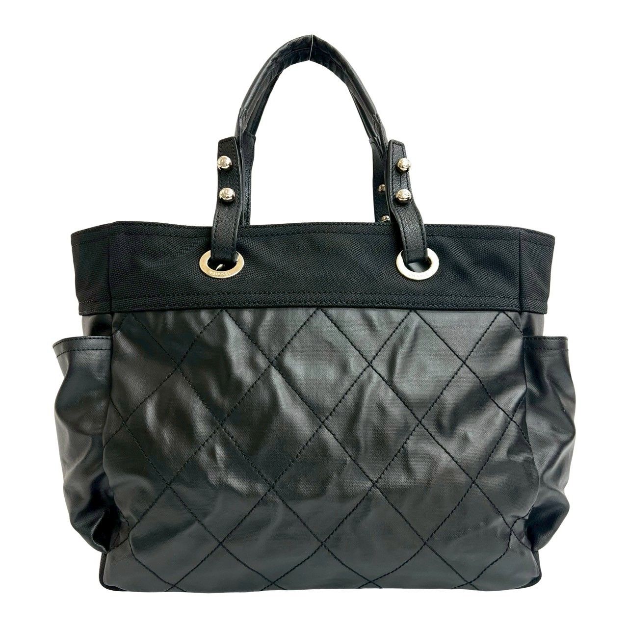 極 美品 シール有 11番台 CHANEL シャネル パリビアリッツ トート GM 