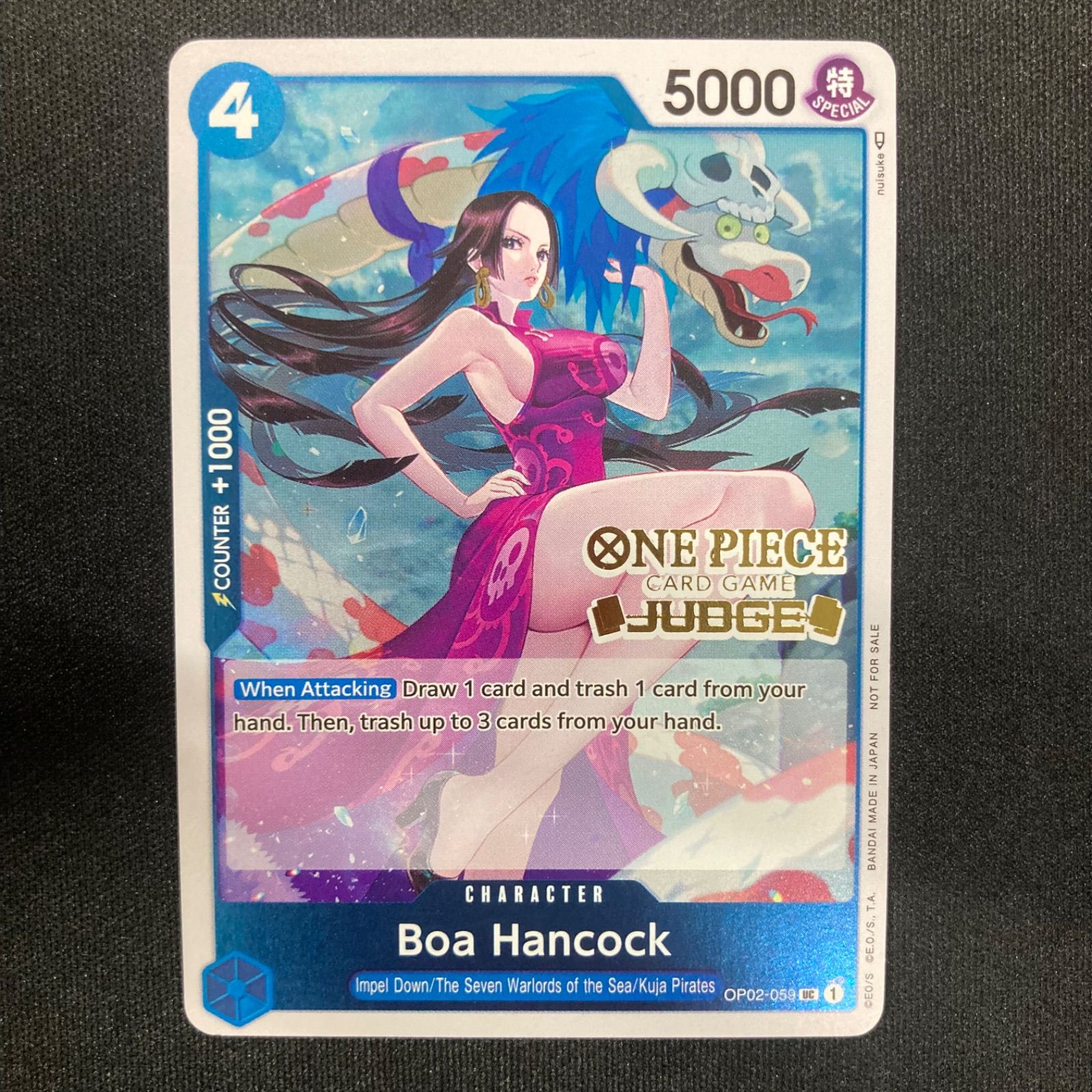 ワンピース 英語版 ボア・ハンコック Boa Hancock OP02-059 UC JUDGE