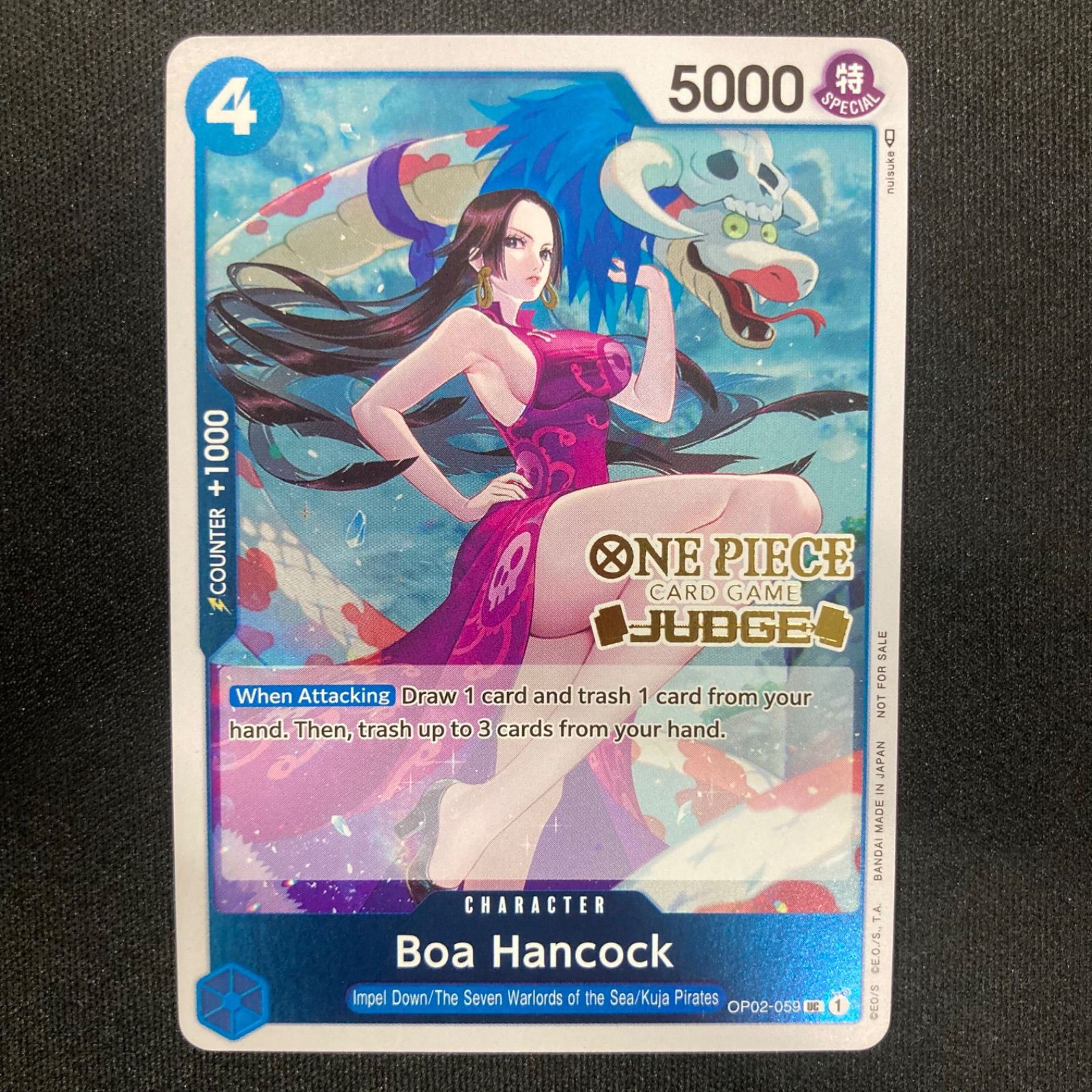 ワンピース 英語版 ボア・ハンコック Boa Hancock OP02-059 UC JUDGE