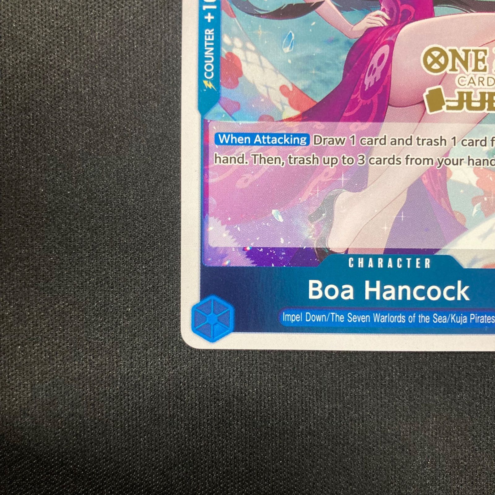 ワンピースカード　ハンコック　ジャッジ　プロモ　英語版　JUDGE ワンピースカードゲーム 英語版 JUDGE プロモ ボア・ハンコック - メルカリ