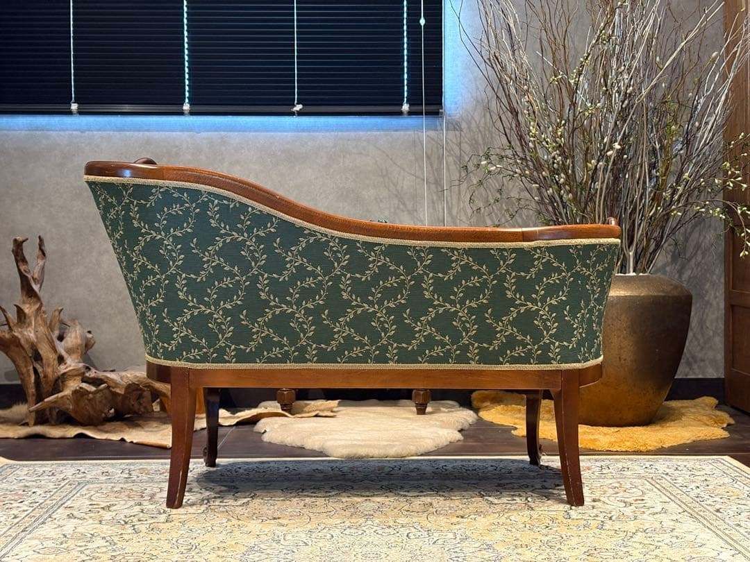 クラシック 2人掛けソファ 2Pソファ 猫脚 アンティーク ヴィンテージ nY クラシック 2人掛けソファ 2Pソファ 猫脚 アンティーク ヴィンテージ