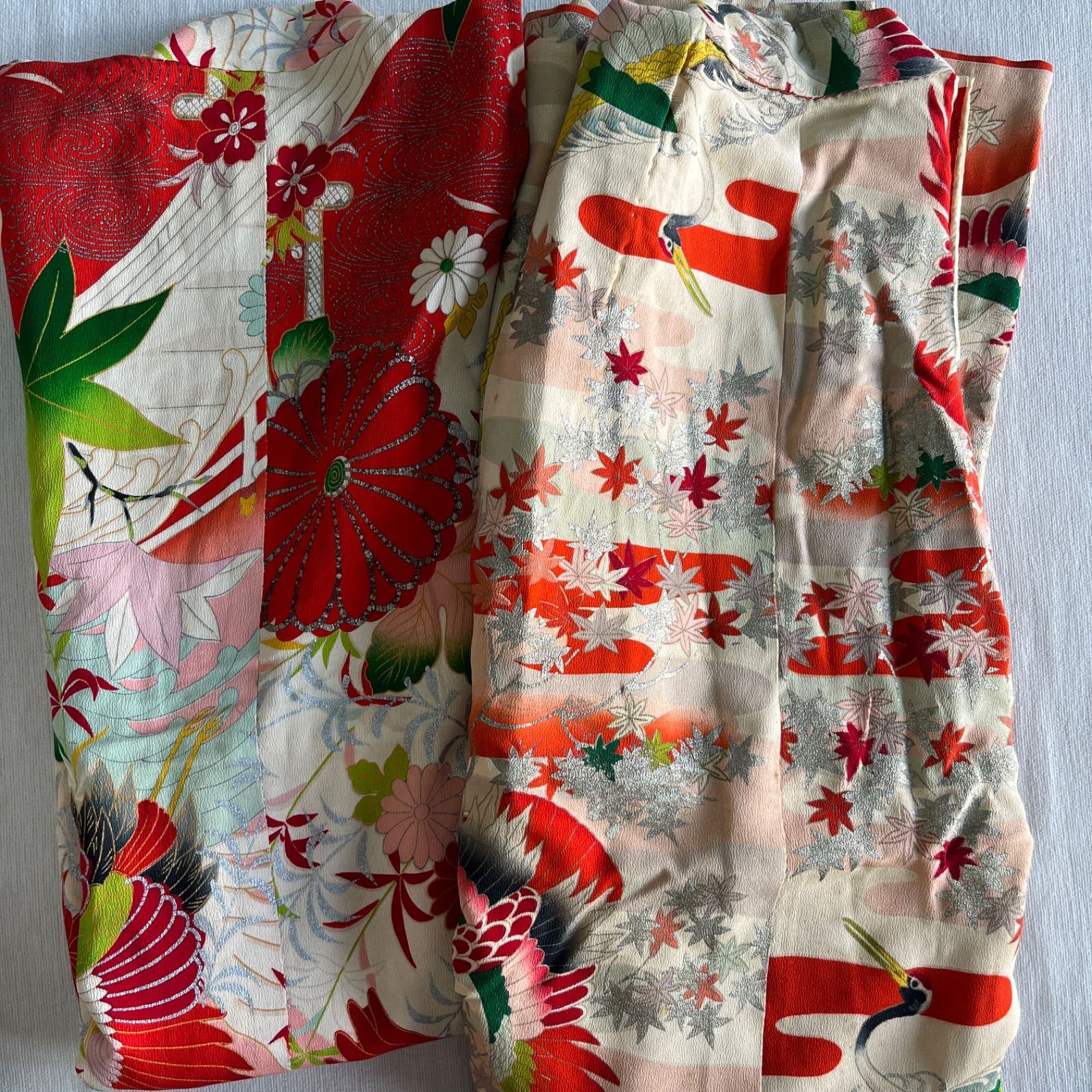 子供着物 女の子 アンティーク セミアンティーク 5着 まとめ リメイク