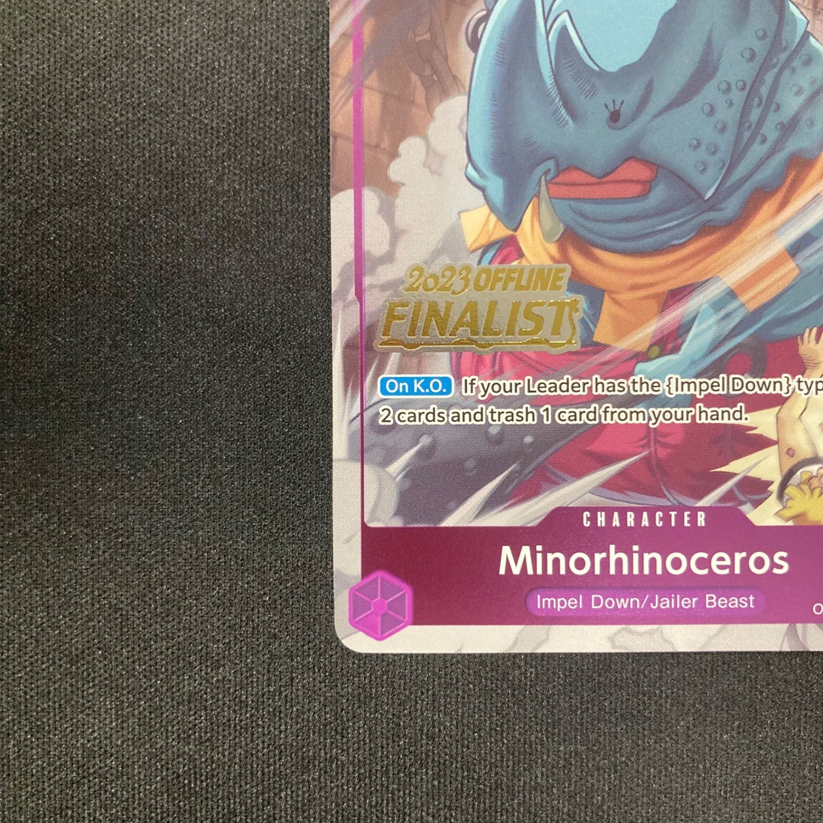 ワンピース 英語版 ミノリノケロス Minorhinoceros OP03-069 C 2023