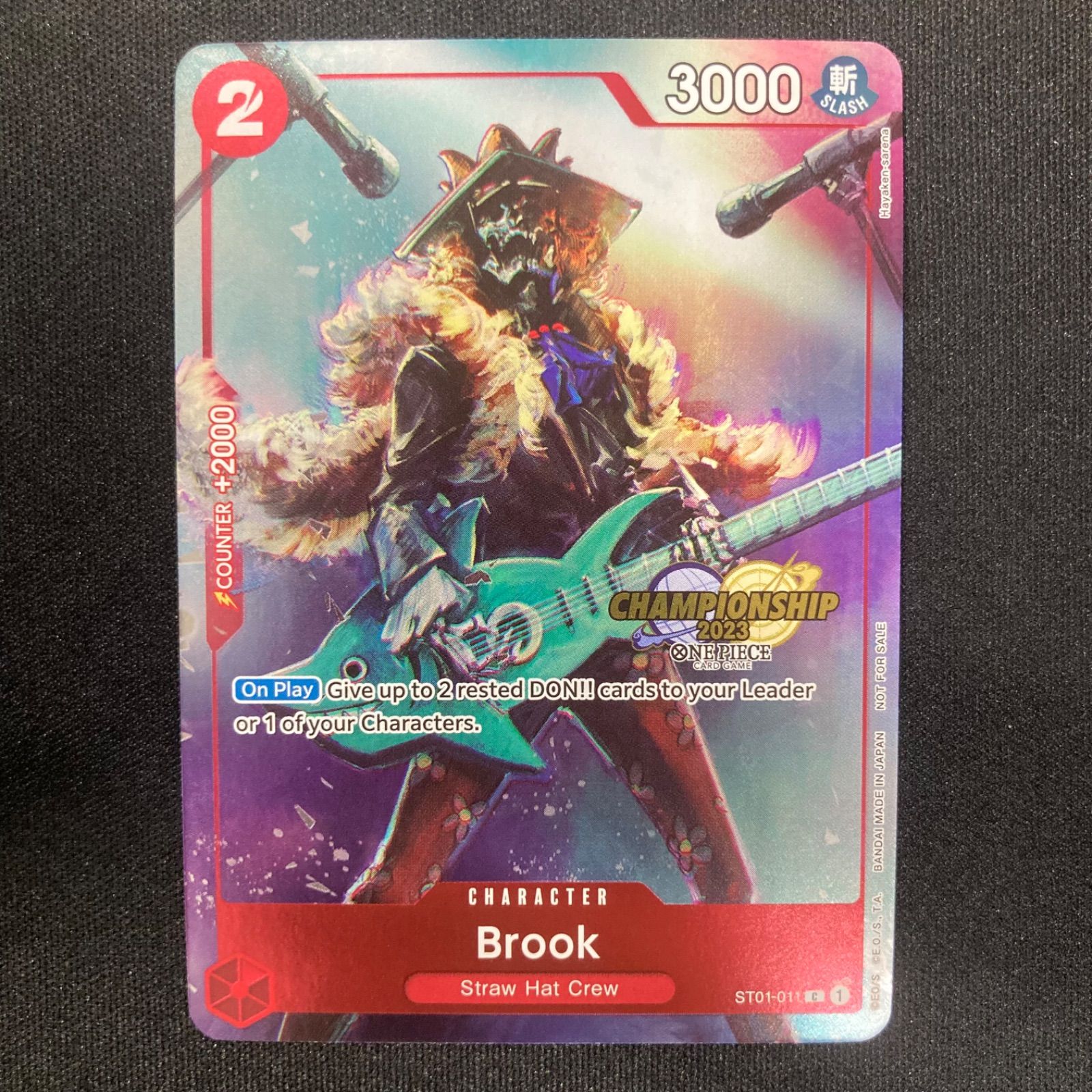 ワンピース 英語版 ブルック Brook ST01-011 C CHAMPIONSHIP 2023
