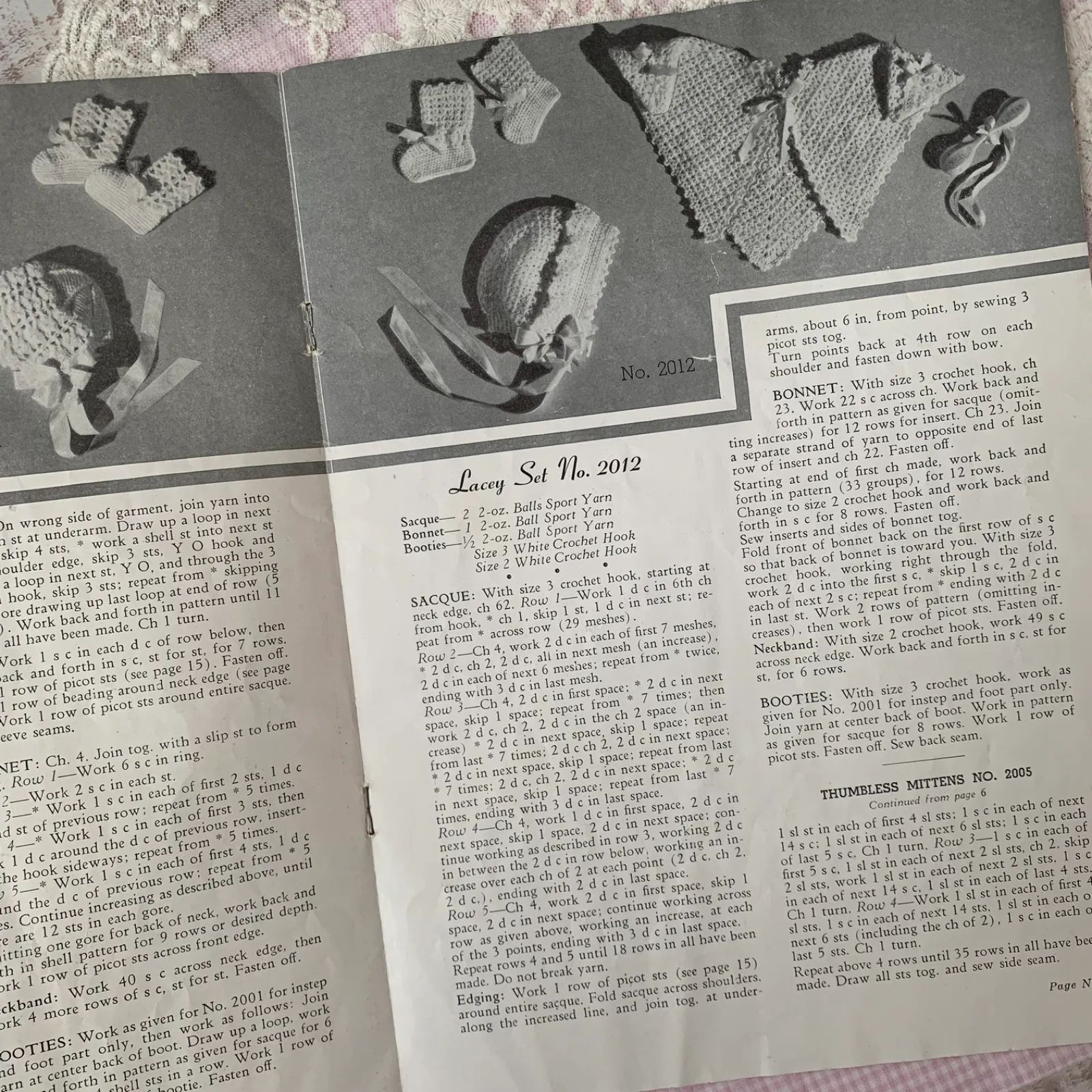 ヴィンテージ ベビー洋書＆紙もの 1940年 まとめ売りジャンク