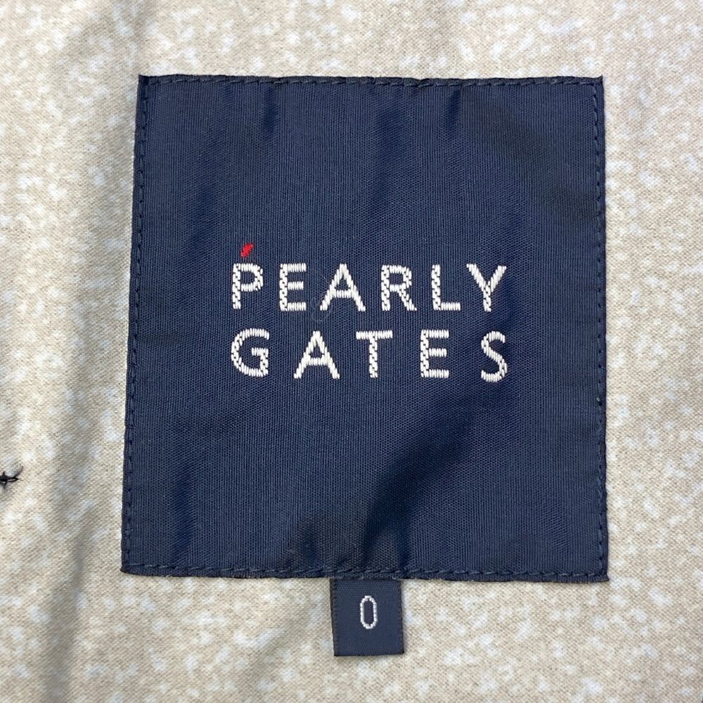 サイズ：0 PEARLY GATES パーリーゲイツ フード付 ジップジャケット 総